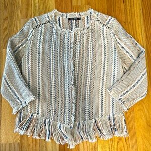 NIC+ZOE Fringed Jacket